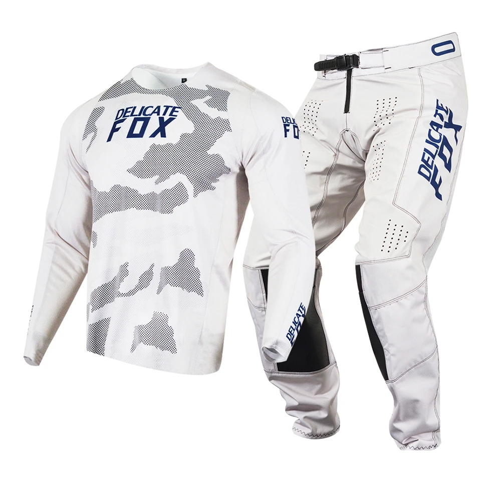 Traje de carreras de Motocross para hombre, Conjunto Jersey y pantalones de delicado Fox 180|Combinaciones| - AliExpress
