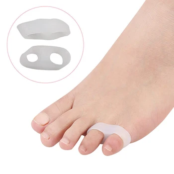 

1Pair Silicone Little Toe Finger Straightener Hallux Valgus Bunion Corrector Foot Health Care Product Smrp