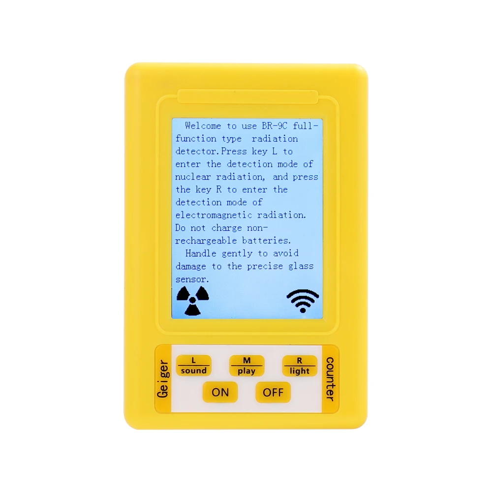 2-in-1 Digital LCD Electromagnetic Nuclear Radiation Detector Geiger Counter