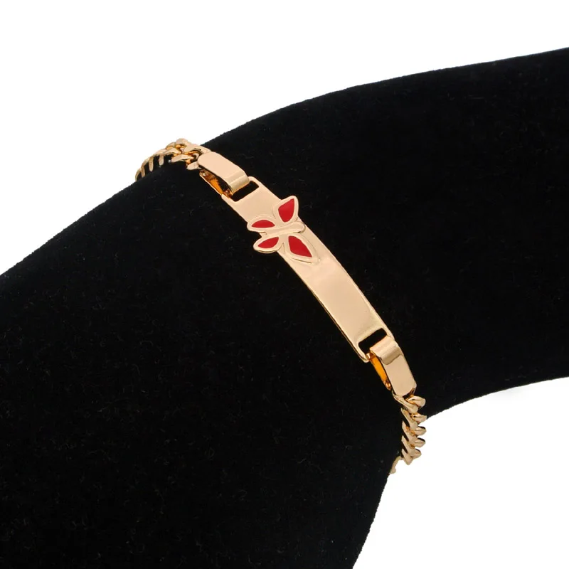 16 см Бабочка для браслетов младенцев девочка детские ювелирные изделия детский браслет Enfant Pulsera Bebe Bebek Bileklik Bransoletki B0231