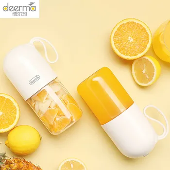 

Deerma Juicer 300ml Portable Electric Blender Multipurpose Wireless Mini USB Rechargable Juice Cup Fruit Mixer for Travel