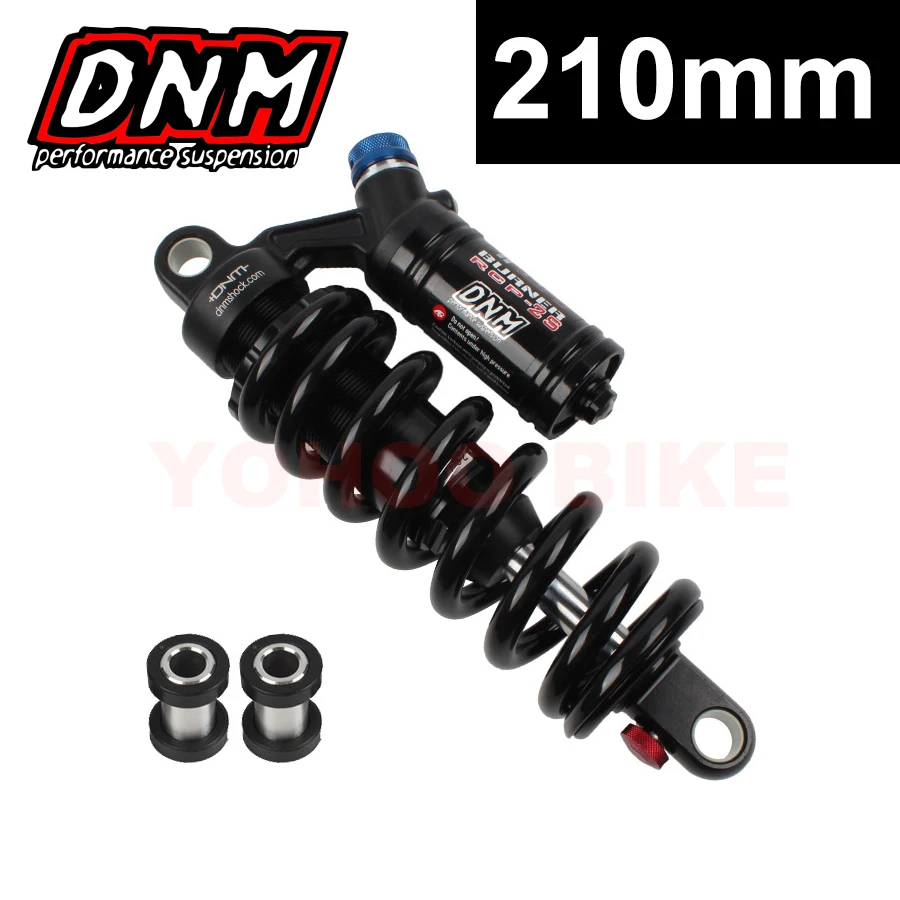 DNM/Mtb задний амортизатор для велосипеда Горные велосипед грязи Am Fr Dh 190 200 210 220 240 мм горный велосипед аксессуары - Цвет: 210 - 61 mm