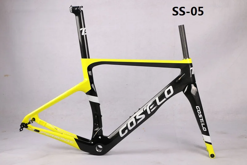 SS-05 Costelo сверхзвуковой дорожный велосипед из углеродного волокна велосипедная рама вилка зажим подседельный штырь карбоновый дорожный велосипед диск через ось Bici velo - Цвет: SS-05