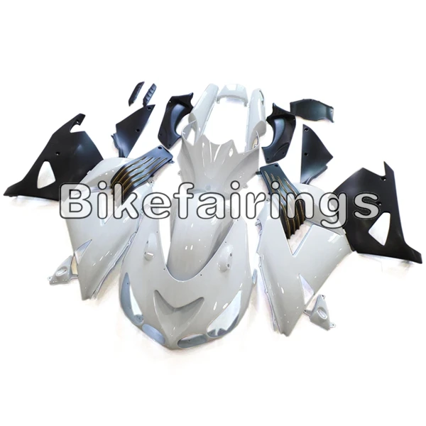 Белый Черный Полный обтекатели для Кавасаки ZX14R ZZ-R1400 2006 2007 2008 2009 2010 2011 ABS пластиковые детали для мотоцикла кузов