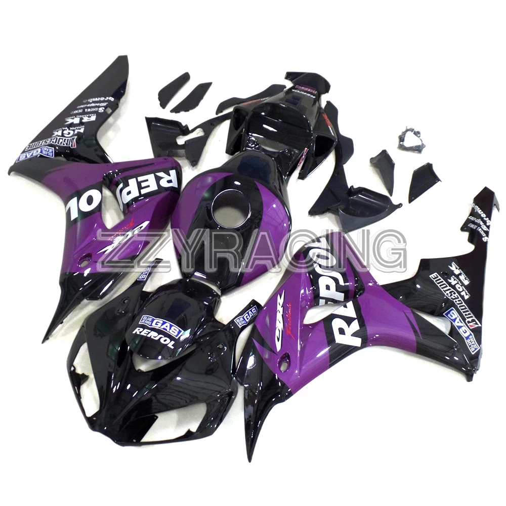

Complete Fairings Kits for Honda CBR1000RR 2006 2007 Year ABS Plastic CBR 1000RR 06 07 Motorcycle Bodywork Black Purple Hulls