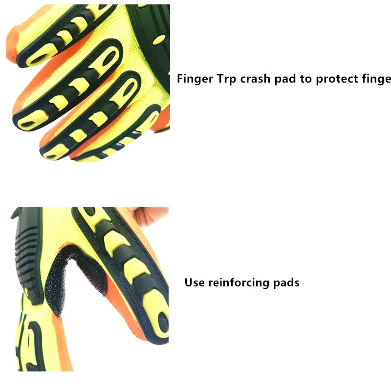 Hot sale level 5 cut gloves sandy nitrile coated work gloves oilfield breathable TRP working gloves  IMG_7465_副本_副本