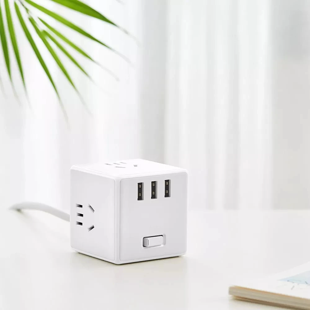 MI Mijia 2 в 1 магический куб USB зарядное устройство адаптер питания 6 портов розетка конвертер мини компактный разъем розетка адаптер