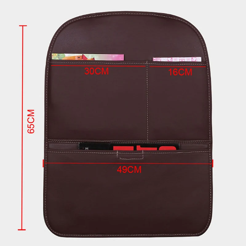 Чехол LUNDA из искусственной кожи с защитой на заднюю панель для автомобильного