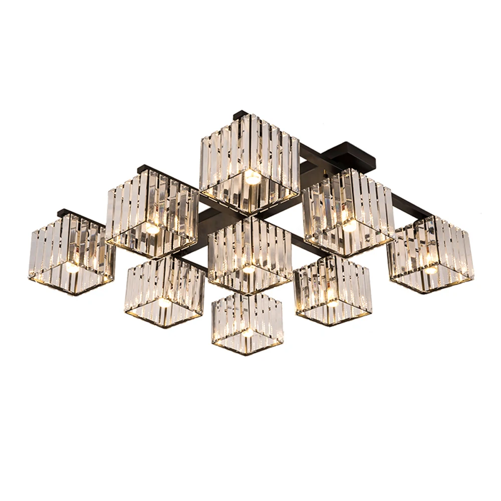 

Nordic Living Room Ceiling Lamp Bedroom Study Dining Room Ceiling Light Postmodern Crystal Lighting For Home Minimalist led Lamp