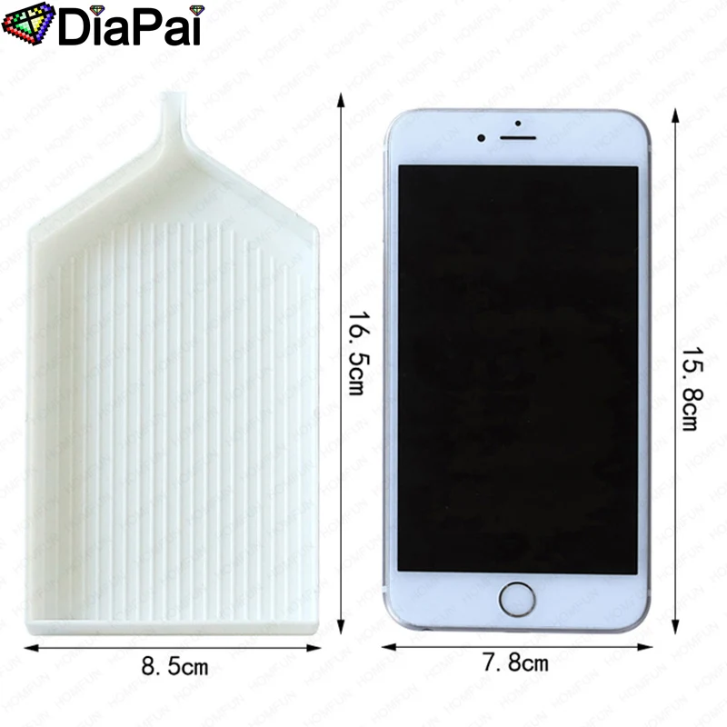 DIAPAI алмазные аксессуары для рисования большой емкости самодельный Пинцет алмазная пластина ручной работы квадратный круглый горный хрусталь лоток большие инструменты