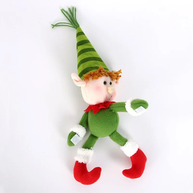 Elf Крышка для бутылки с красным вином кулон Санта Клаус снеговик для бутылки наборы крышка для бутылки с красным вином кулон Рождественский обеденный стол украшения - Цвет: Elf