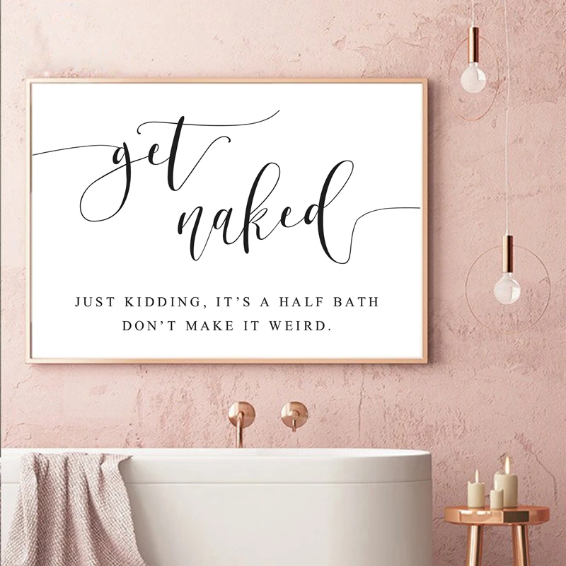Bathroom decor get naked Home & Living Bathroom etna.com.pe