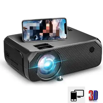 

YJ555 Wireless Projector 720P 3D LED LCD Portable Phone Same Mirroring Screen USB 3.5 HD 150ANSI for Movie Home Theater PC