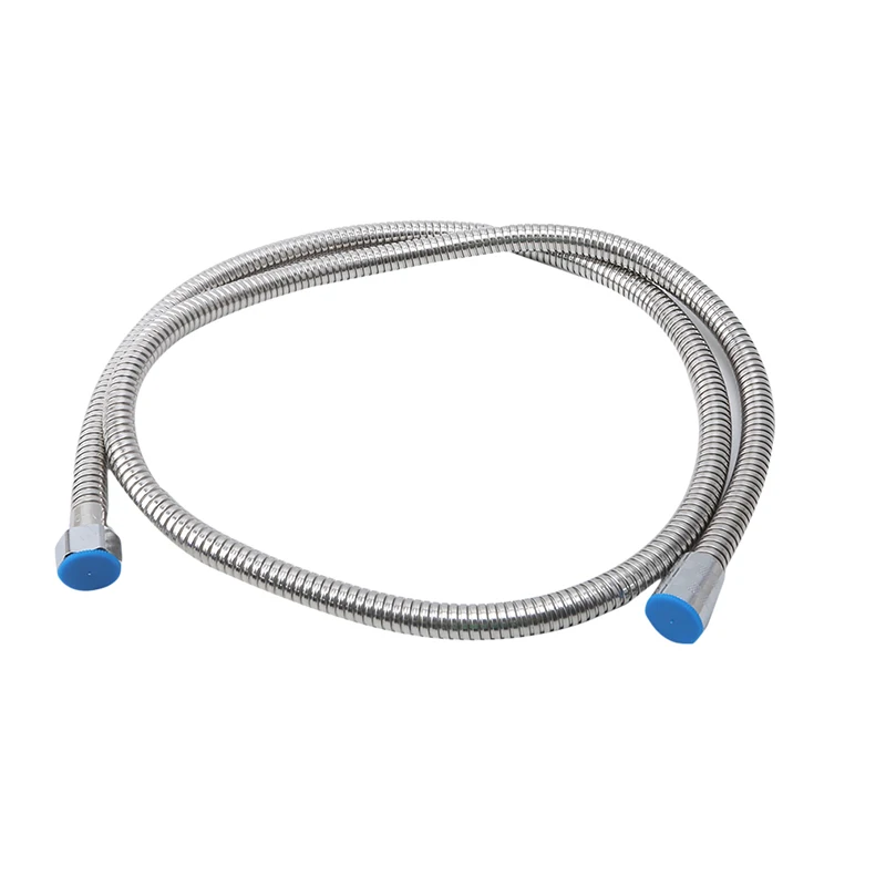 Silver Stainless Steel Bathroom Shower Hose Universal Water Saving Pressurized Drainage Water Connection Hose