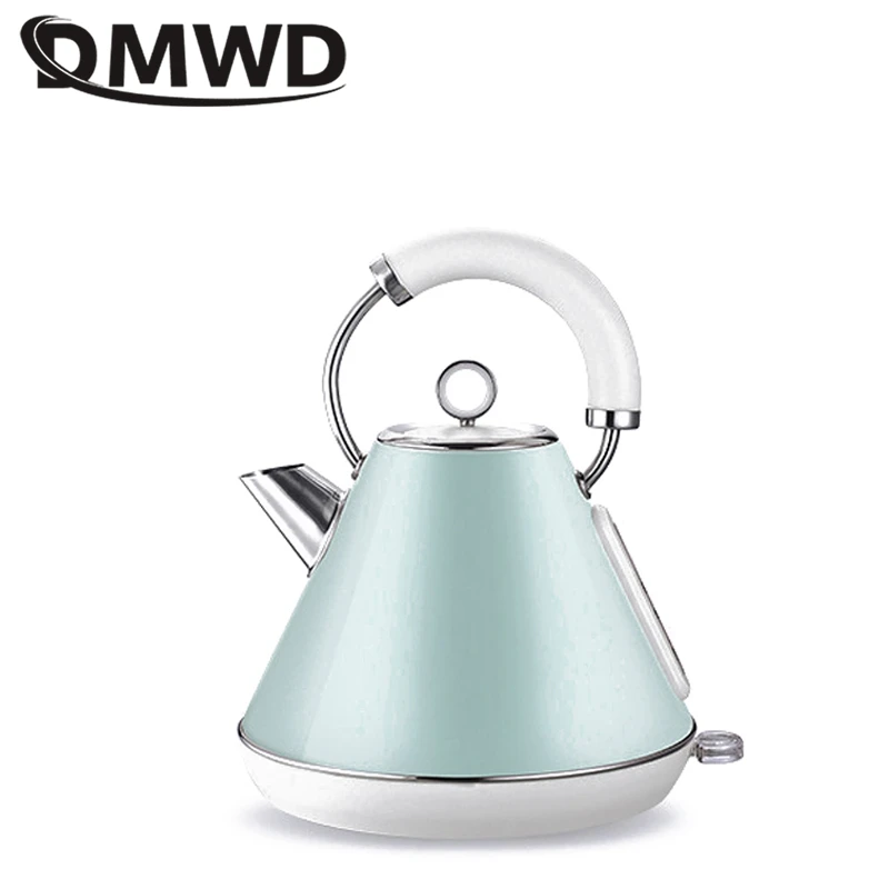 DMWD 1.8L Household Retro 304 Stainless Steel Electric Kettle Water Heater Water Boiler Coffee Pot  Automatic Power off 220V 2