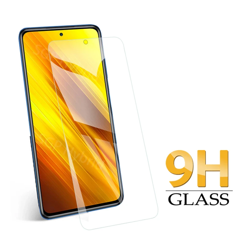 Safety Glass Case on Poco X3 NFC Phone Screen Protector For Xiaomi Mi Poco X3 NFC Tremp Film Xiomi Xiami Poco X3 Tempered Glass xiaomi leather case handle Cases For Xiaomi