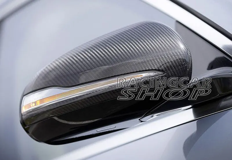 Зеркальные чехлы из настоящего углеродного волокна 1 пара для Benz W205 C-Class 2014UP RHD M104M