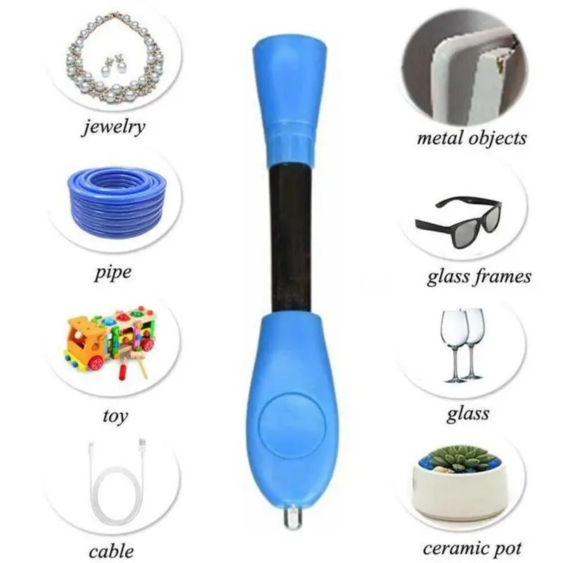 3 секунды быстрая фиксация жидкого клея УФ свет Ручка Стекло/инструмент для