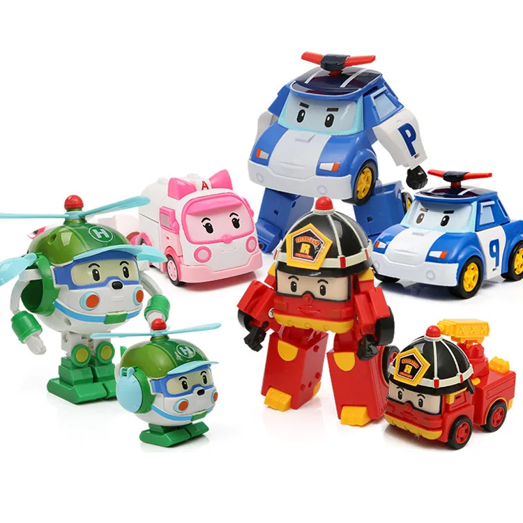 

Q Adorable Upgraded Transformer Toy City Rescue Team Robot Models Gift Toy a Generation of Fat