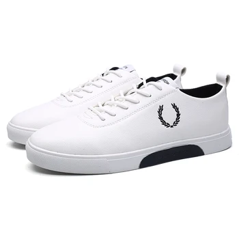 

2020 Men Shoes Leather Lace-up Breathable Lightweight Mens Casual Shoes Comfortable Sneakers Men Fashion Sport High Quality