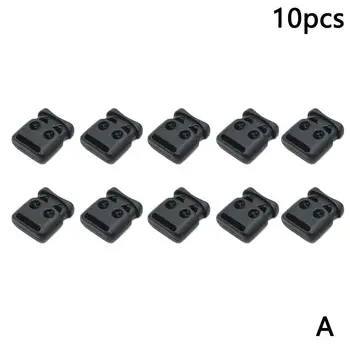 

Ten packs of plastic tightening buckle spring buckle buckle threaded nose pig fixed rope buckle buckle V1Y5