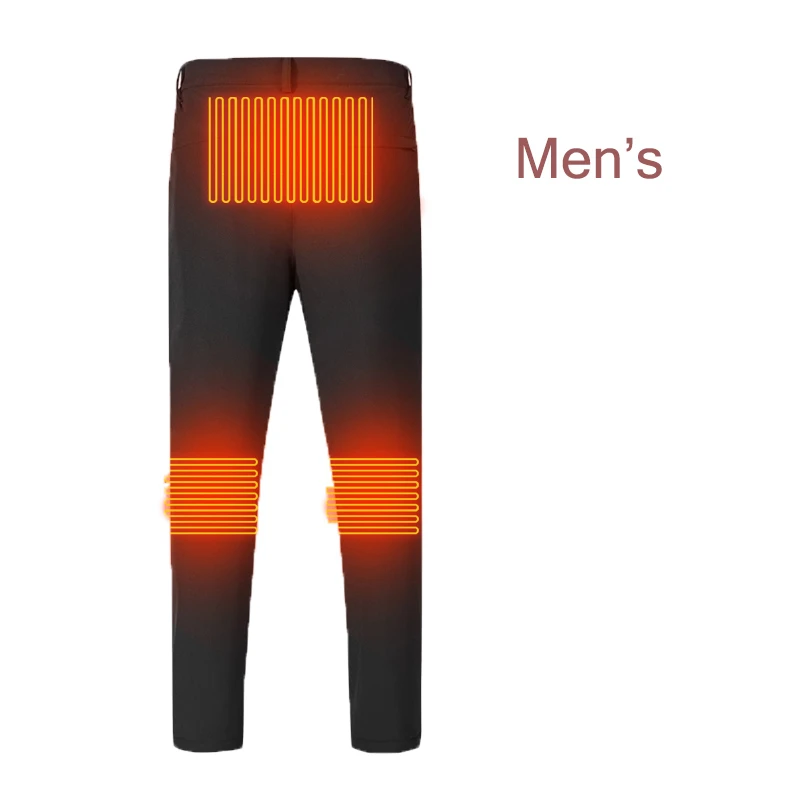 

Winter Heating Pants Men's Outdoor Windproof Pants Women's USB Intelligent Electric Camping 3 Temperatures Thermal Pants Skiing
