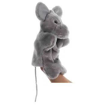 

Children'S Plush Toy Hand Puppet Mouse Cartoon Doll Animal Baby Doll Early Education Toy Intelligence Development Toy