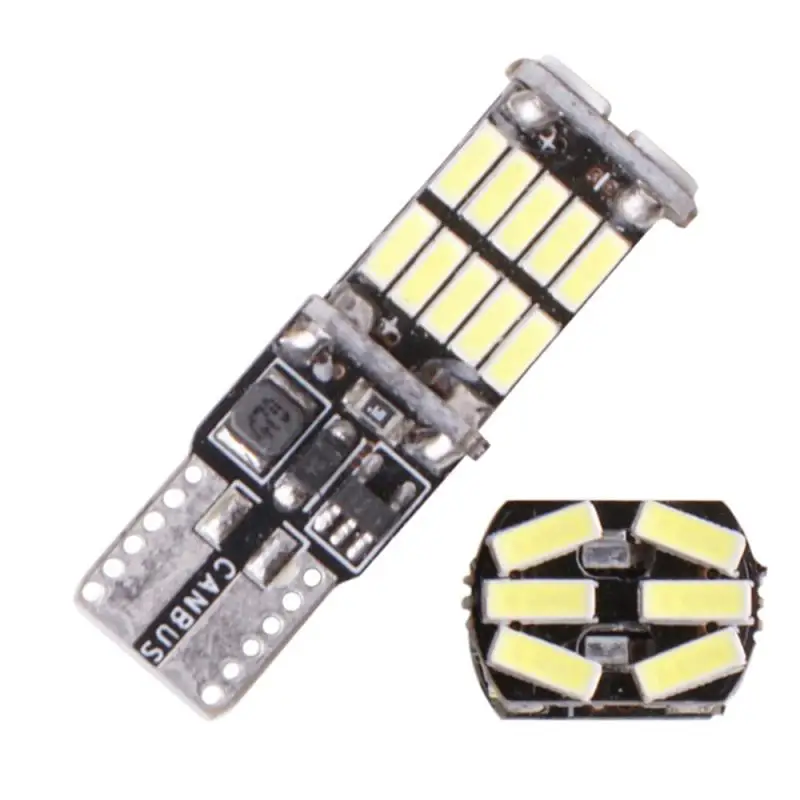 Новый светодиодный светильник T10 W5W 6000K Canbus для салона автомобиля 194 Led 4014 SMD лампа