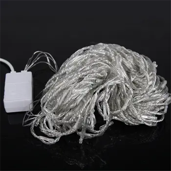 

360LED Curtain Fairy Light Waterfall Indoor/Outdoor Christmas Wedding White