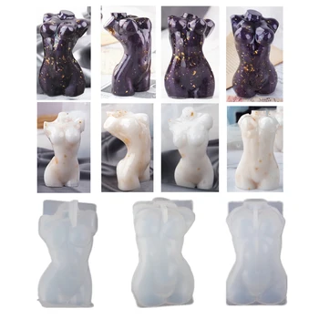 

Mini Venus Statue Resin Mold Human Sculpture Plaster Figure Epoxy Silicone Molds Standing Beauty Moulds
