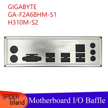 

New I/O shield Back Plate Chassis Bracket of Motherboard for GIGABYTE GA-F2A68HM-S1 H310M-S2 Bezel IO Baffle Backplane