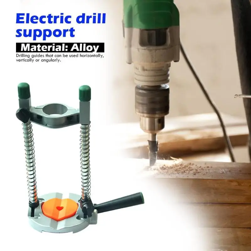 

Precision Drill Guide Pipe Drill Holder Stand Drilling Guide with Adjustable Angle Excellent Craftsmanship Well Durability