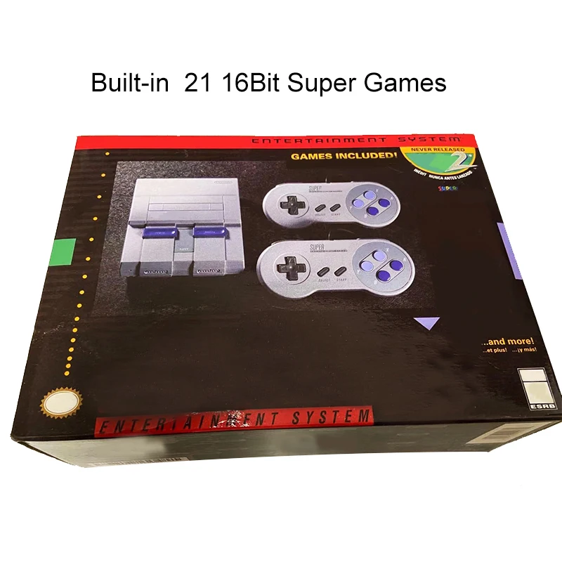 

Save Progress TV Out Retro Classic Handheld Video Game Player Mini Game Console Built-in 21 Games