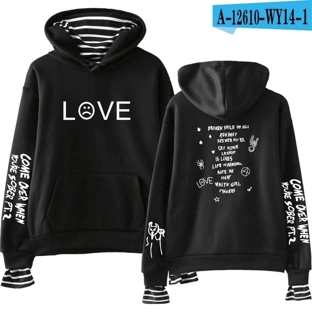Новинка; Lil Peep Hoodie; Hellboy Lil. peep; для мужчин и женщин; пуловер с капюшоном для мужчин и женщин; Sudaderas Cry; детские толстовки с капюшоном; толстовка с надписью Love
