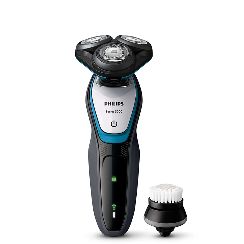 Оригинальный Philips Профессиональный S5090 электробритвы роторные перезаряжаемые с