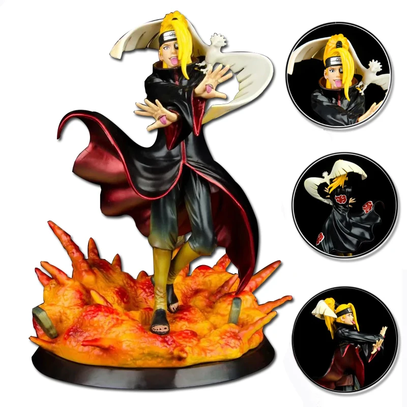 Аниме ролевая фигурка Deidara экшн-Статуэтка из ПВХ Коллекционная модель игрушки 17