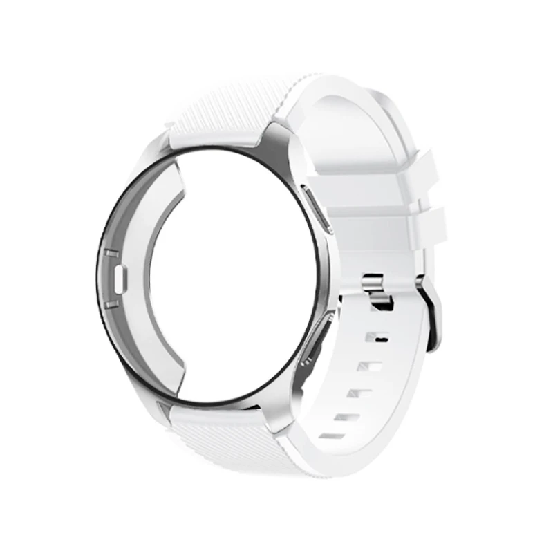 Чехол для часов+ ремешок для samsung gear S3 Frontier Galaxy watch 46 мм 42 м 22 мм/20 мм смарт часы ремешок и защитный чехол Аксессуары