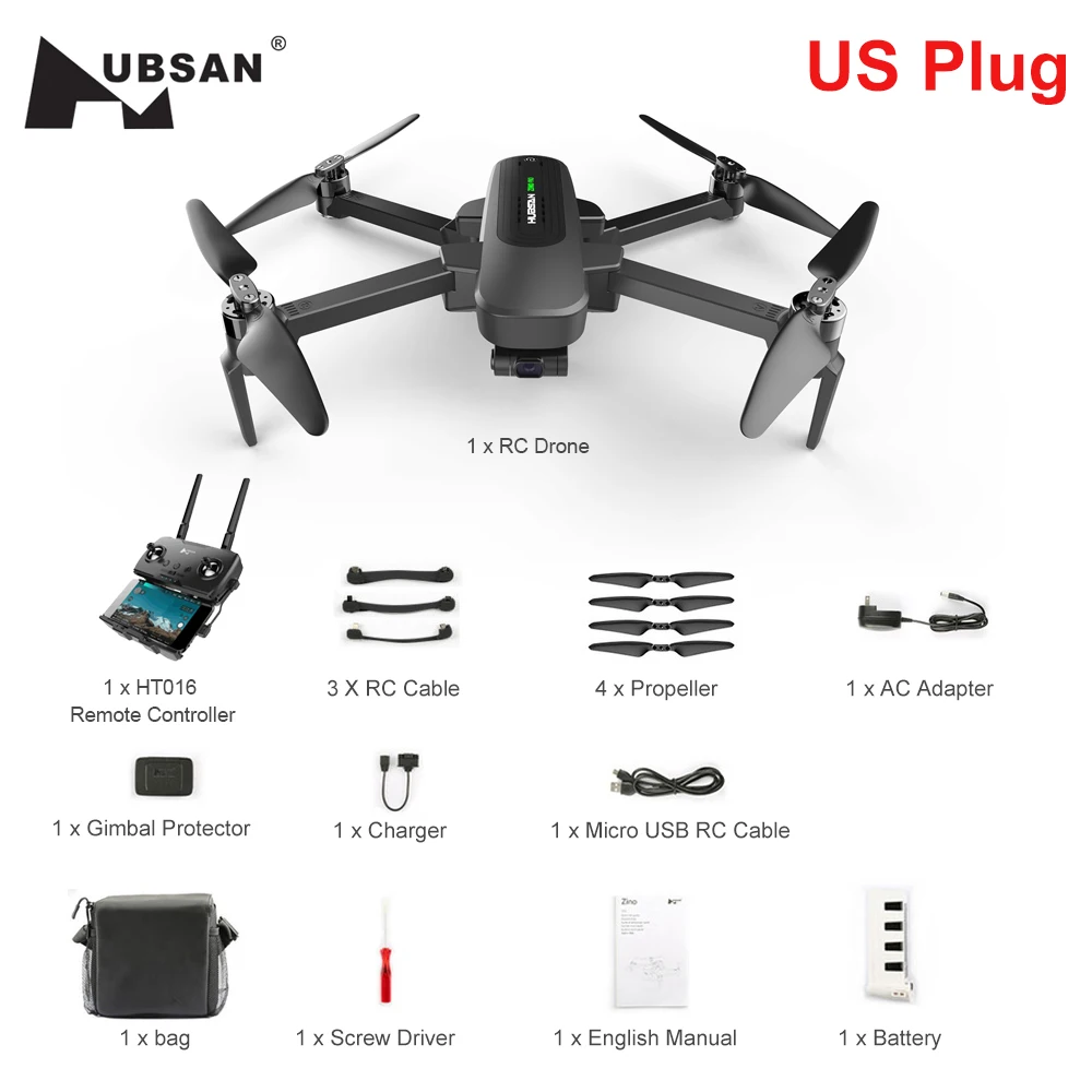 Предпродажа; Hubsan ZINO PRO gps 5G Wi-Fi 4 км с видом от первого лица в формате 4K UHD, Камера 3-осевому гидростабилизатору Сфера панорамы RC Дрон Квадрокоптер RTF - Цвет: Зеленый