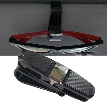 

1Pc Sun Visor Sunglasses Glasses Holder Clip Hanger Ticket Card Clip Fastener Holder Stand Fit for BMW VW Interior Accessories