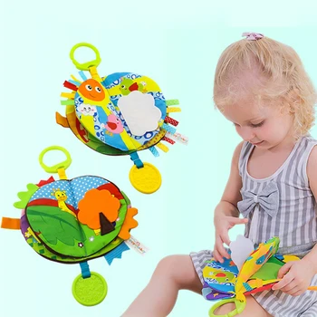 

Baby Toy Soft Cloth Books Baby Intelligence Development Infant Educational Sound Toy Baby Toys 0-36 month DS19