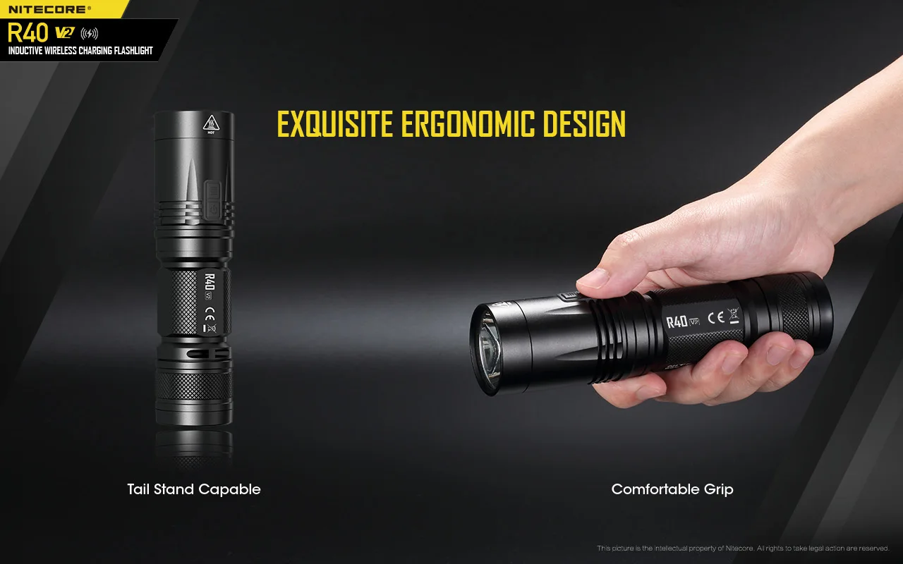 Lanterna de Alta Ponto de Entrada v2 com 21700 Lms com Carregamento sem Fio Nitecore-lanterna Baterias Potência Led R40 15 lanterna de alta potência, lms, com carregamento sem fio, ponto de entrada