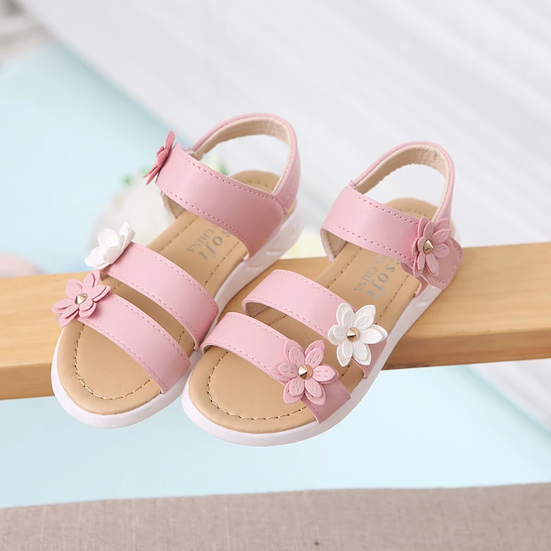 girlish flat sandals