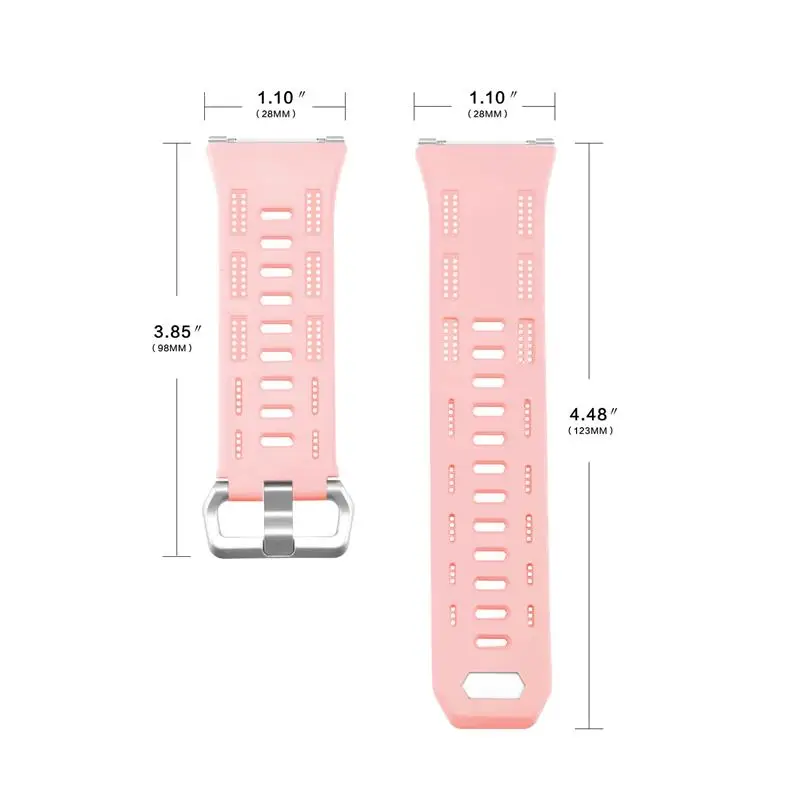 Pink Joyozy, новая мода, мужские, женские, спортивные, семь цветов, подходят для битов, ионные часы, ремешок, полый, силикагель, для фитнеса, ионные часы, ремешок - Цвет ремешка: Pink