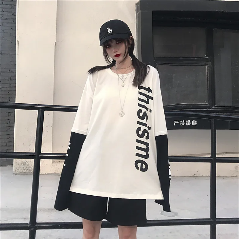 Vogue New Arrival Patchwork long sleeve t shirt men Fitness Oversized Tribal print Letter printing funny t shirts streetwear Vogue New Arrival Patchwork long sleeve t shirt men Fitness Oversized Tribal print Letter printing funny t shirts streetwear