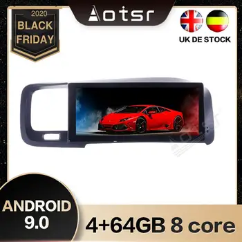 

AOTSR Android 9.0 4+64GB Car GPS Navigation Radio For Volvo S60 V60 2011-2017 Android Screen Multimedia Fast boot HD Screen