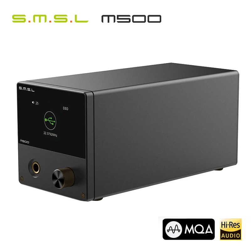 SMSL M500 MQA dac Headphone Amplifier ES9038PRO