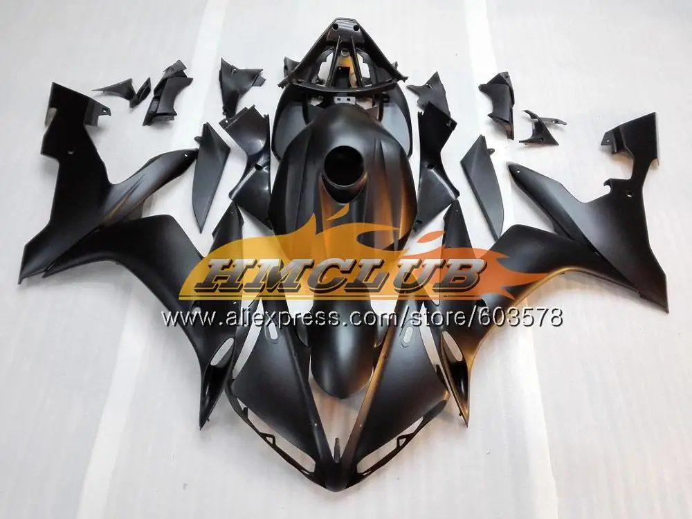 Средства ухода за кожей для YAMAHA YZF R 1 YZF 1000 YZF-R1 2004 2005 2006 55CL. 2 зеленый пламя YZF1000 YZF R1 YZF-1000 YZFR1 04 05 06 ABS обтекатель - Цвет: No. 12 Flat black