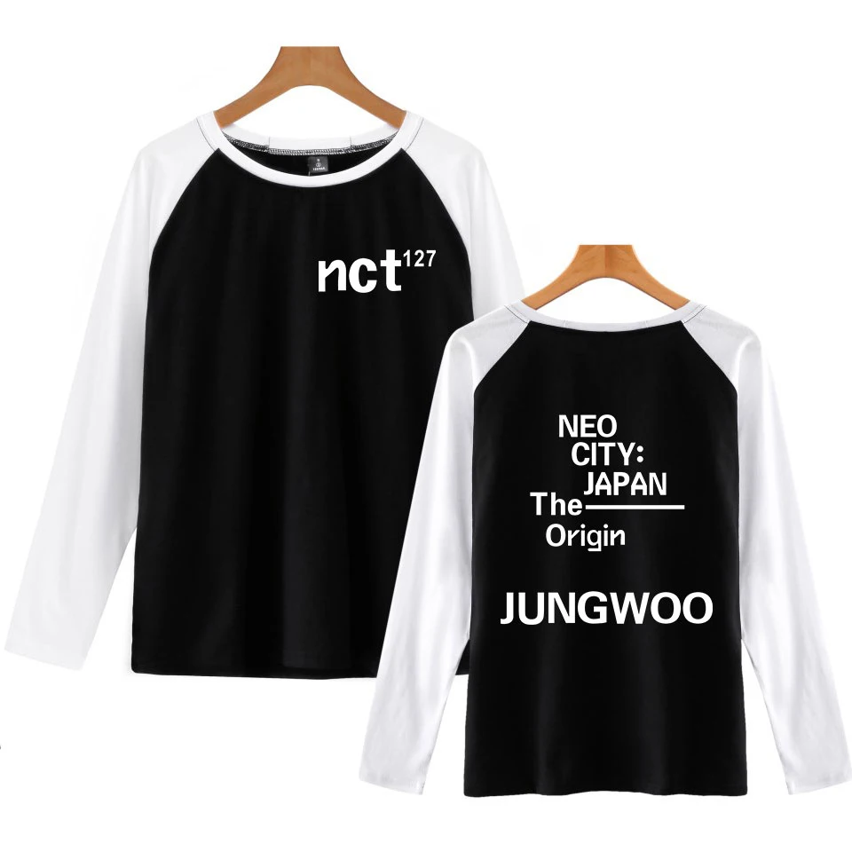 NCT 127 вечернее платье с длинными кружевными рукавами Футболка Мужская эксклюзивная модная футболка мужская хлопковая уличная крутая футболка в стиле хип-хоп 3 цвета футболка с вышивкой