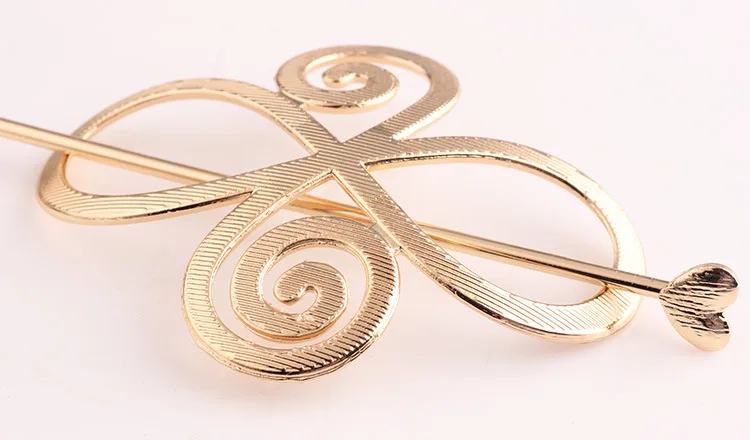 Versatile South Korea Star Heart Barrettes Hairpin Exaggeration Hairpin Head Accessories Hairpin Ponytail Hairpin Up-do Hair Acc