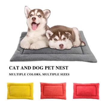 

Pet Dog Bed Mat Washable Crate Mattress Non Slip Pet Cushion Dog Bed Soft Warm Pet Mattress For Dogs Cats Cushion Kennel